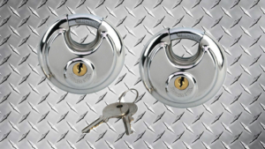 Tailgate padlocks (keyed the same)