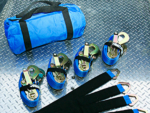 Standard Ratchet Strap Pack (in blue)